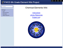 Tablet Screenshot of fwcd8elements.wikispaces.com