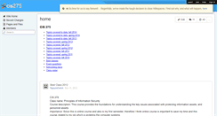 Desktop Screenshot of cis275.wikispaces.com