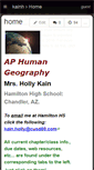 Mobile Screenshot of kainh.wikispaces.com