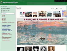 Tablet Screenshot of frances-seritium.wikispaces.com