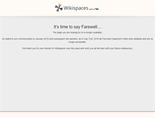 Tablet Screenshot of mrsclaybar.wikispaces.com