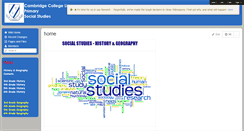 Desktop Screenshot of cambridgecollegeprimarysocialst.wikispaces.com