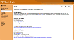 Desktop Screenshot of eweagleenglish.wikispaces.com