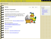 Tablet Screenshot of duckinatree.wikispaces.com