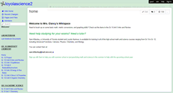 Desktop Screenshot of loyolascience2.wikispaces.com