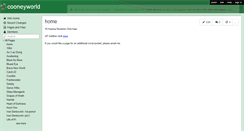 Desktop Screenshot of cooneyworld.wikispaces.com
