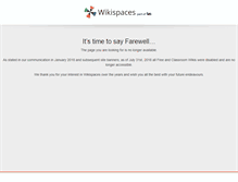 Tablet Screenshot of mysci.wikispaces.com