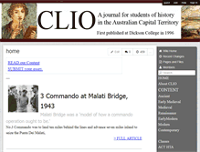 Tablet Screenshot of cliojournal.wikispaces.com