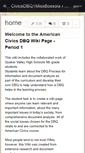 Mobile Screenshot of civicsdbq1missbossola.wikispaces.com