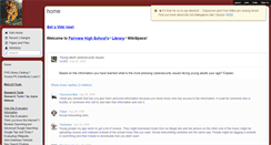 Desktop Screenshot of fairviewhslibrary.wikispaces.com