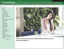 Tablet Screenshot of cursossergio.wikispaces.com