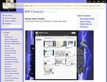 Tablet Screenshot of bhschem.wikispaces.com