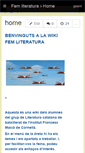 Mobile Screenshot of femliteratura.wikispaces.com