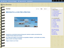 Tablet Screenshot of femliteratura.wikispaces.com
