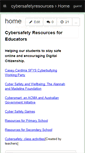 Mobile Screenshot of cybersafetyresources.wikispaces.com