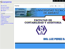 Tablet Screenshot of luzcperez.wikispaces.com