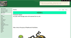 Desktop Screenshot of herps.wikispaces.com