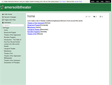 Tablet Screenshot of amersolibtheater.wikispaces.com