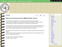 Tablet Screenshot of civicsdbqmrpastor1.wikispaces.com