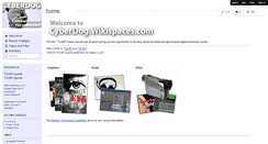 Desktop Screenshot of cyberdog.wikispaces.com