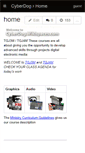 Mobile Screenshot of cyberdog.wikispaces.com