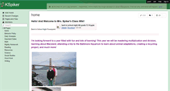 Desktop Screenshot of kspiker.wikispaces.com