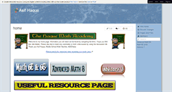 Desktop Screenshot of ahaque.wikispaces.com