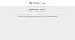 Desktop Screenshot of newgold.wikispaces.com