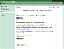 Tablet Screenshot of cchs-stem.wikispaces.com