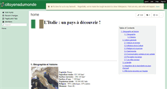 Desktop Screenshot of citoyensdumonde.wikispaces.com