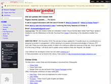 Tablet Screenshot of clickerpedia.wikispaces.com