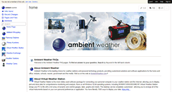 Desktop Screenshot of ambientweather.wikispaces.com