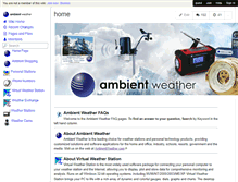 Tablet Screenshot of ambientweather.wikispaces.com