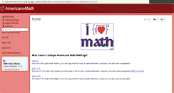 Desktop Screenshot of americanomath.wikispaces.com