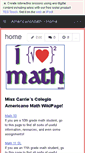 Mobile Screenshot of americanomath.wikispaces.com