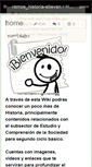 Mobile Screenshot of historia-etievan.wikispaces.com