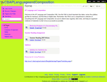 Tablet Screenshot of cbaplanguageandcomposition.wikispaces.com