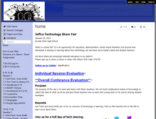 Tablet Screenshot of jeffcotechsharefair.wikispaces.com