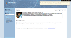 Desktop Screenshot of jaramaticas.wikispaces.com