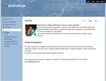 Tablet Screenshot of jaramaticas.wikispaces.com