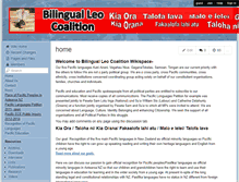 Tablet Screenshot of bilingualaotearoa.wikispaces.com