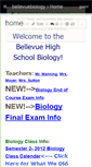 Mobile Screenshot of bellevuebiology.wikispaces.com