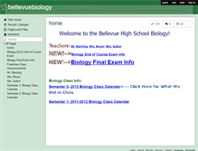 Tablet Screenshot of bellevuebiology.wikispaces.com