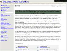 Tablet Screenshot of bravenewworld-adventure.wikispaces.com
