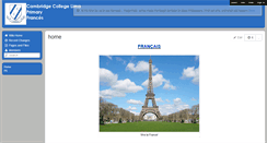Desktop Screenshot of cambridgecollegeprimaryfrances.wikispaces.com