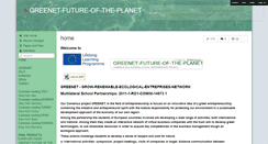Desktop Screenshot of greenetfutureoftheplanet.wikispaces.com
