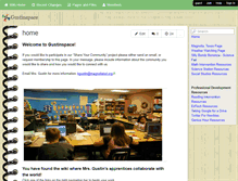 Tablet Screenshot of gustinspace.wikispaces.com