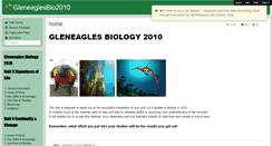 Desktop Screenshot of gleneaglesbio2010.wikispaces.com