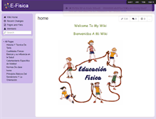 Tablet Screenshot of e-fisica.wikispaces.com