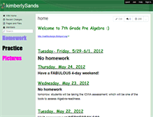 Tablet Screenshot of kimberlysands.wikispaces.com